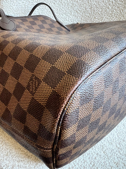 Louis Vuitton Neverfull MM Damier Ebene Rose Ballerine (RRP £1430)