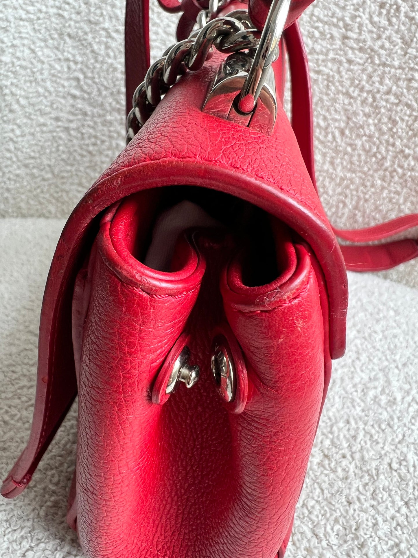 Louis Vuitton Red Mylockme II BB Bag