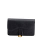 Christian Dior Black Grained Calfskin Saddle Belt Bag