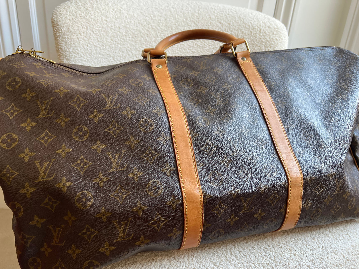 Louis Vuitton Vintage Keepall Bandouliere 60