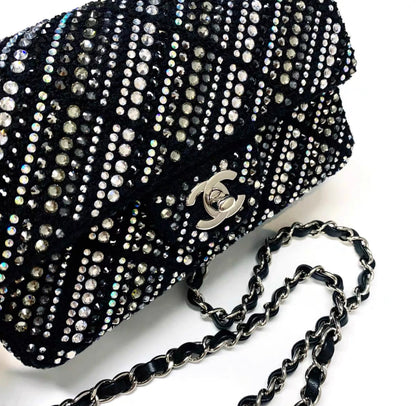 Chanel Chanel 22 Tweed Black Shoulder Bag