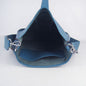 Luxury Hermes Evelyne I Handbag Blue Silver