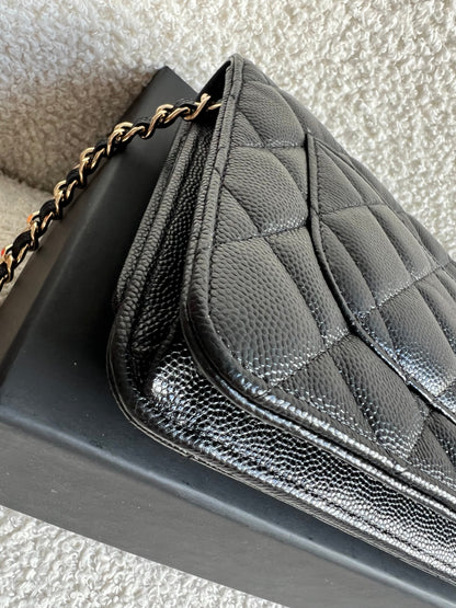 Chanel Black Caviar Wallet on Chain (RRP £2,930)