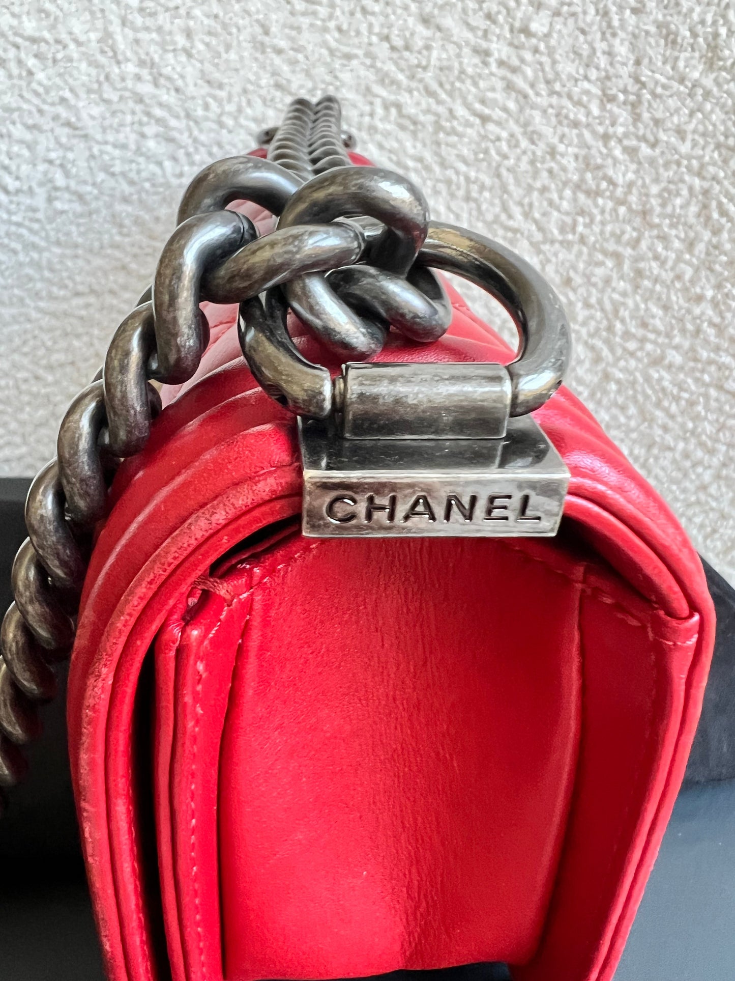 Chanel Small Red Boy Bag (RRP £5,390)