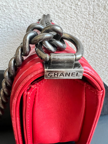 Chanel Small Red Boy Bag (RRP £5,390)