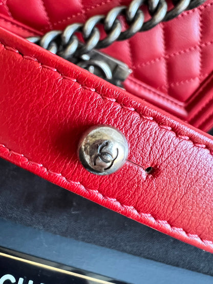 Chanel Small Red Boy Bag (RRP £5,390)