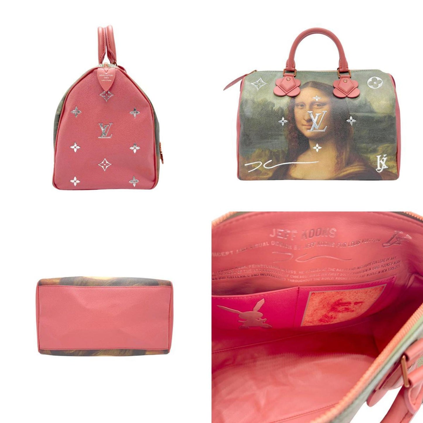 Louis Vuitton  pink Pvc Leather Handbag