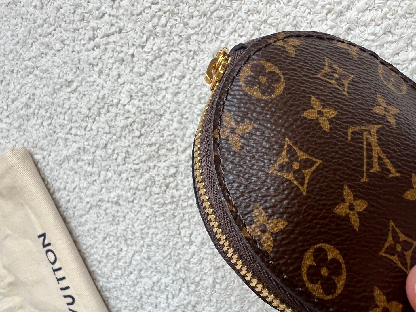 Louis Vuitton Round Coin Purse Monogram
