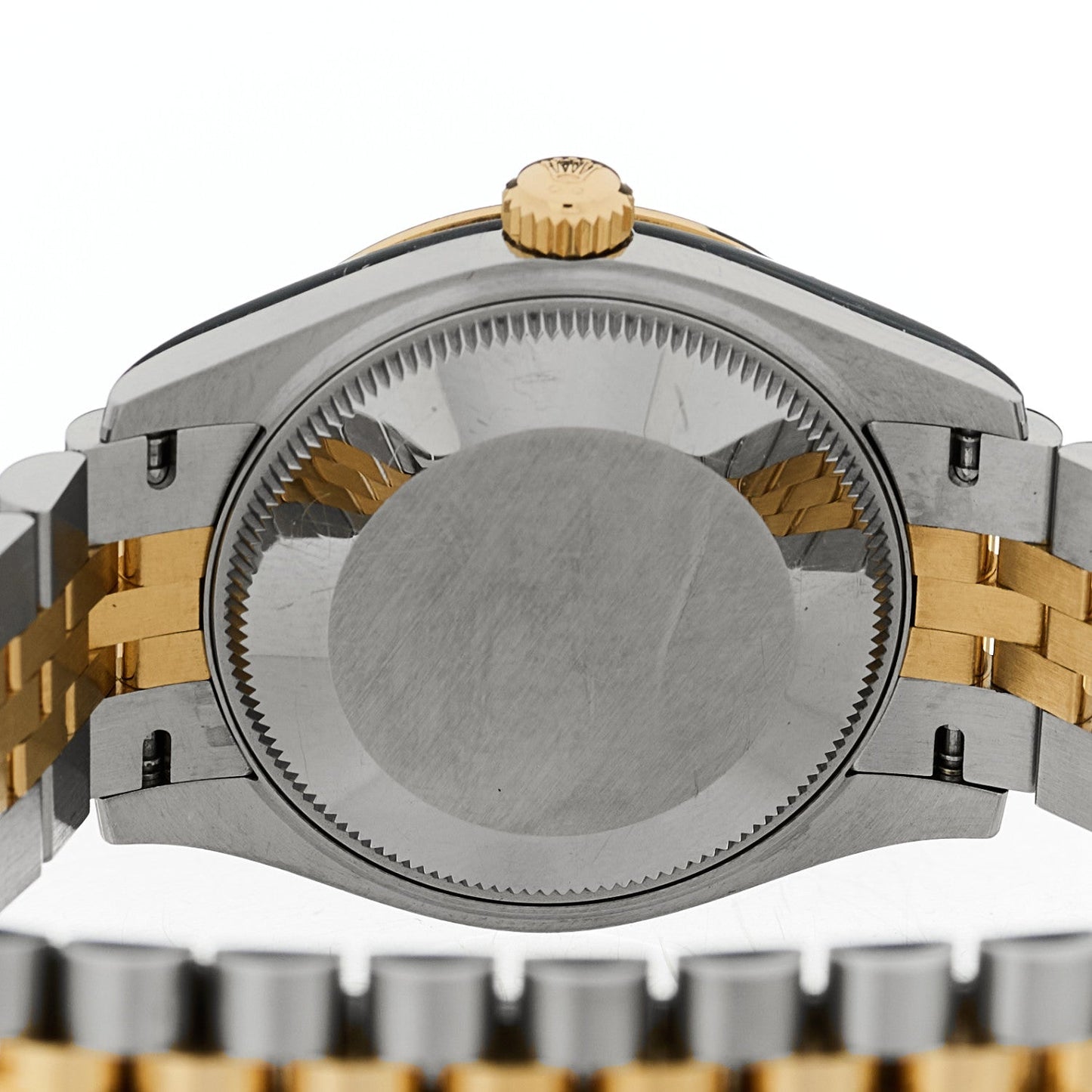 Stainless Steel 18K Yellow Gold Diamond 31mm Oyster Perpetual Datejust Watch Silver 278273