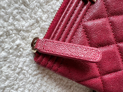 Chanel Boy Pink Zip pouch Mini Ocase (RRP £530)