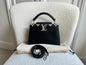 Louis Vuitton Capucines BB in Black with Crystal Flowers (RRP £5350)