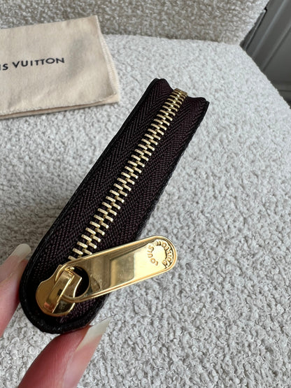 Louis Vuitton Zippy Coin Purse in Amarante Vernis Patent (RRP £420)