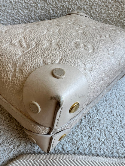 Louis Vuitton Cream Empreinte Petite Malle Souple Bag (RRP £2420)