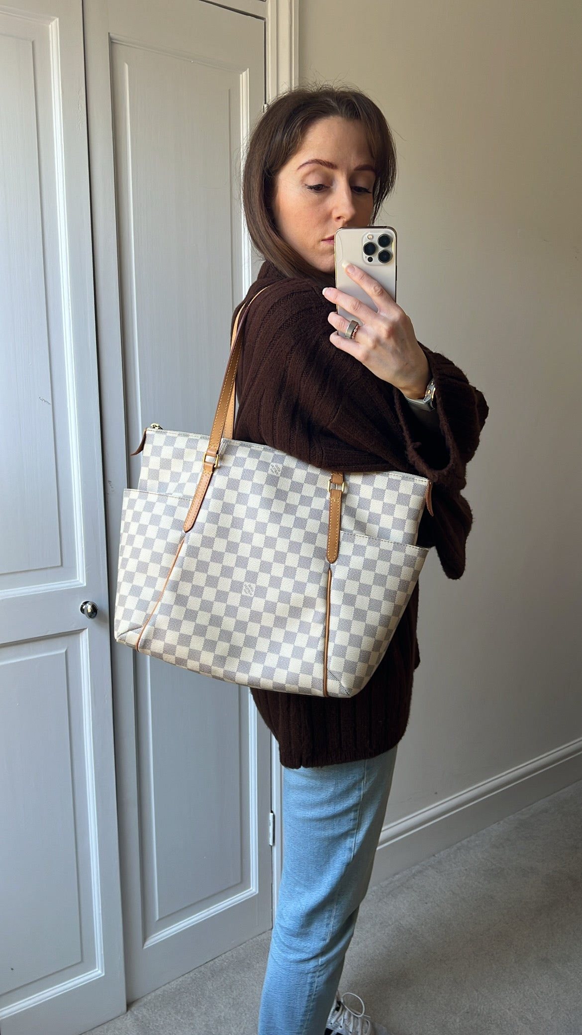 Louis Vuitton Totally MM Damier Azur