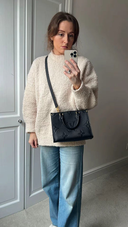 Louis Vuitton On the Go Black PM Empreinte (RRP £2,420)