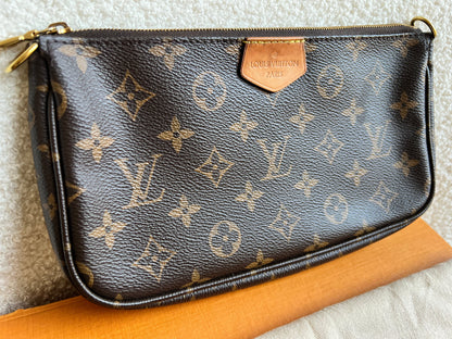 Louis Vuitton Multi Pochette Accessoires Khaki (RRP £2030)