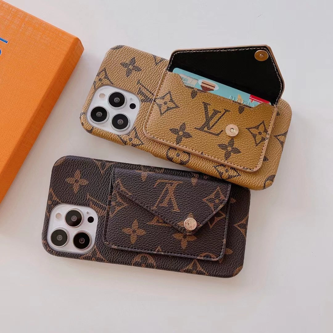 Chic LV Monogram Canvas Card Holder