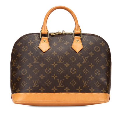 Brown Louis Vuitton Monogram Alma PM HandBag