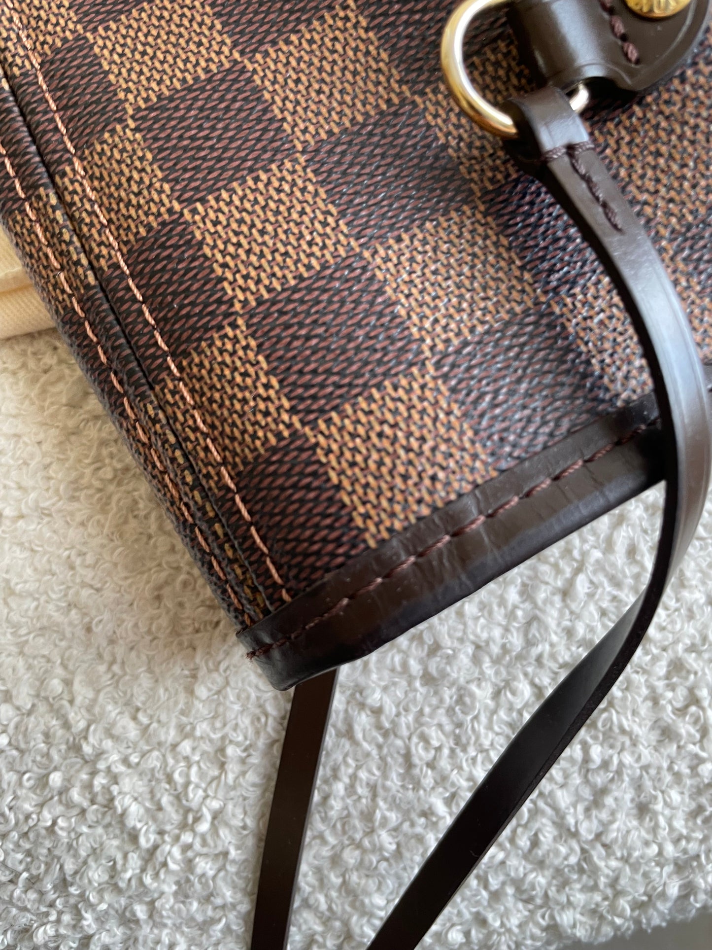 Louis Vuitton Neverfull MM Damier Ebene Cherry Interior (RRP £1,430)