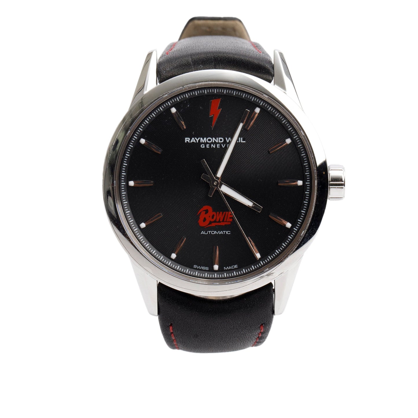 Raymond Weil Stainless Steel Freelancer David Bowie 42 MM Limited Edition Automatic Watch w/ Box & Papers