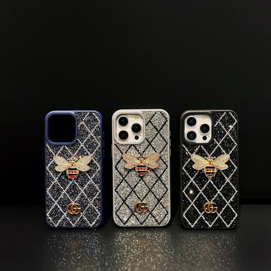 Premium Bee Diamond iPhone Case