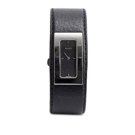 Gucci Stainless Steel 7800 Series Quartz Watch Black Dial