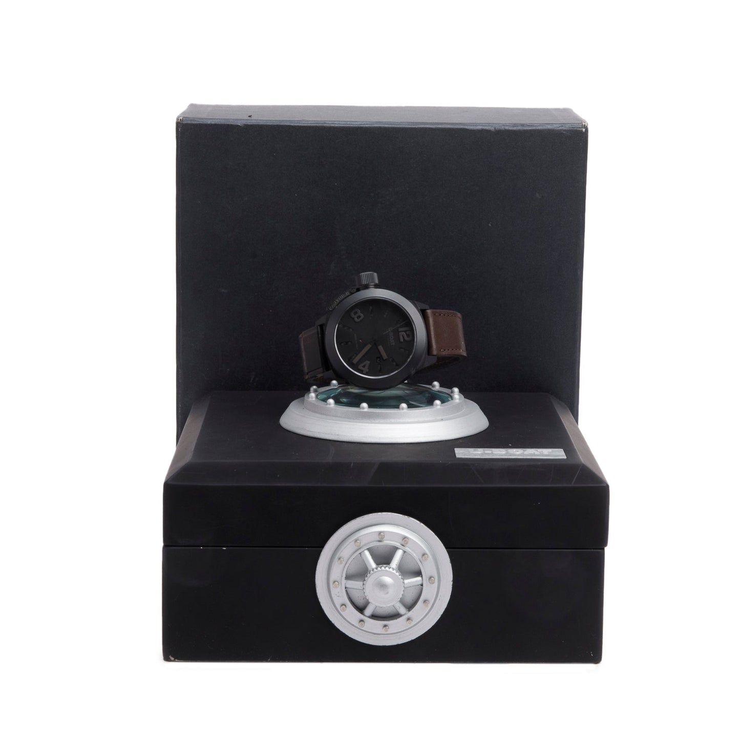 U-Boat Black Ceramic Classico 48 MM Automatic Watch Black Dial UB-7338 w/ Box & Papers