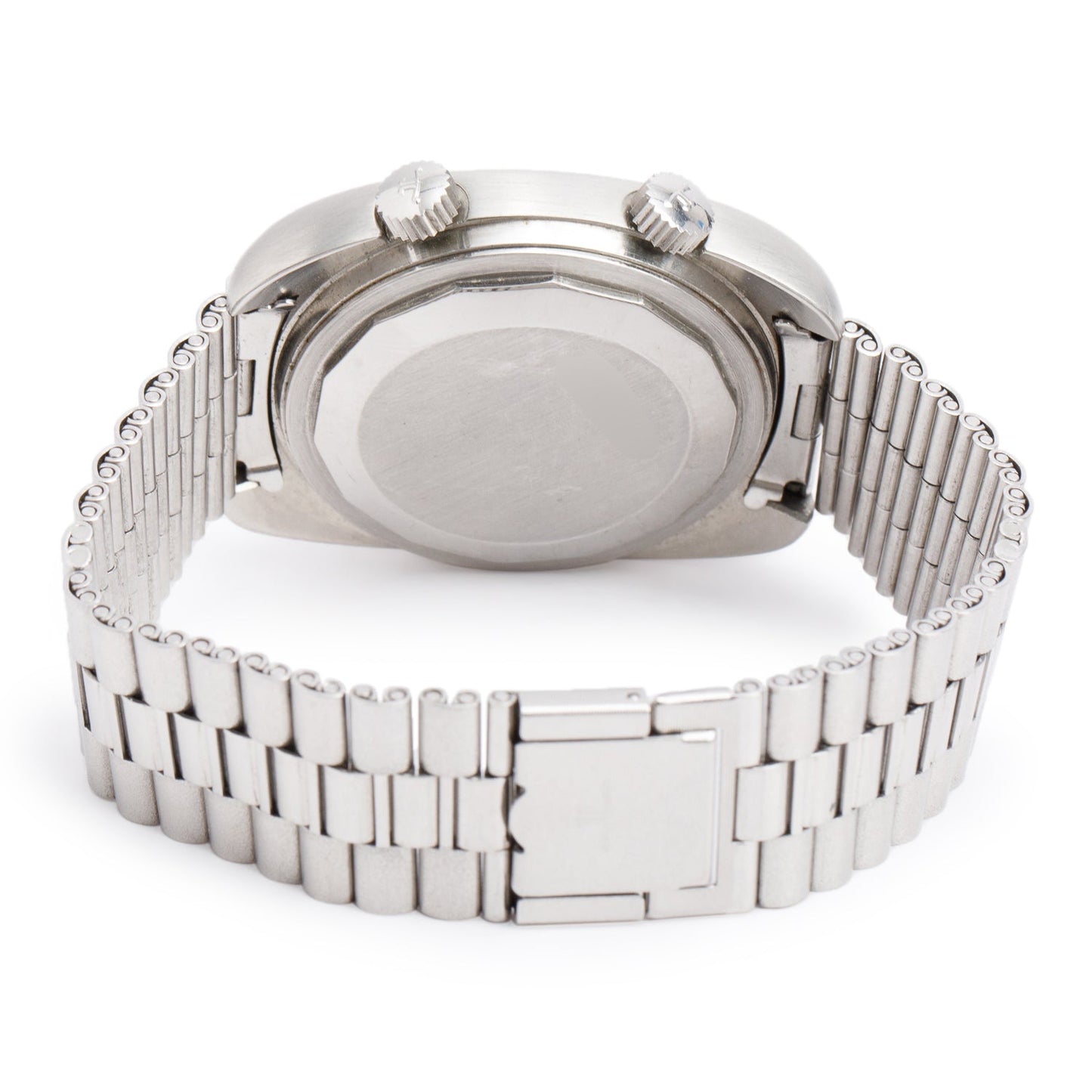 Jaeger LeCoultre Vintage Stainless Steel Memovox Alarm 38 MM Automatic Watch E872