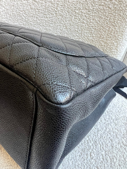 Chanel Black Caviar Grand Shopper Tote Gold Hardware (GST)