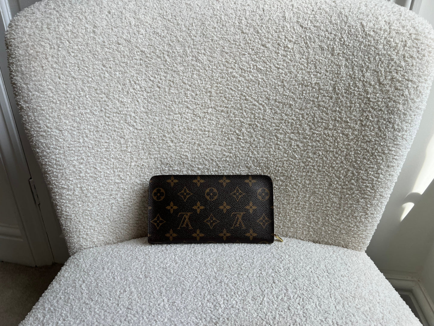 Louis Vuitton Porte Monnaie Zip Around Long Wallet in Monogram