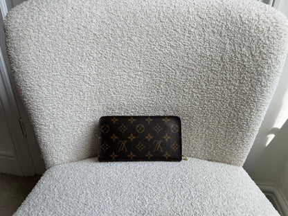 Louis Vuitton Porte Monnaie Zip Around Long Wallet in Monogram