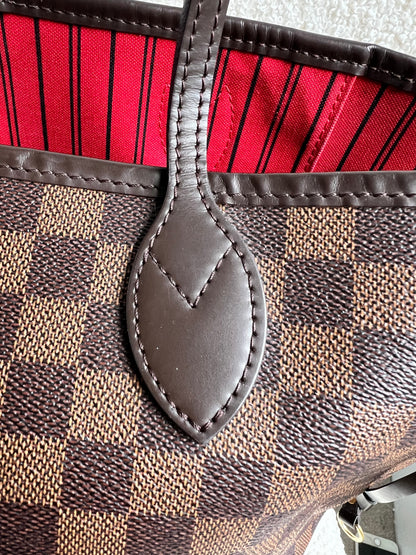 Louis Vuitton Neverfull MM Damier Ebene Cherry Interior (RRP £1,430)