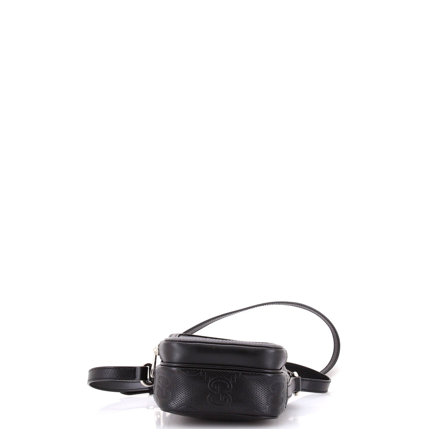 Top Handle Crossbody Bag GG Embossed Perforated Leather Mini