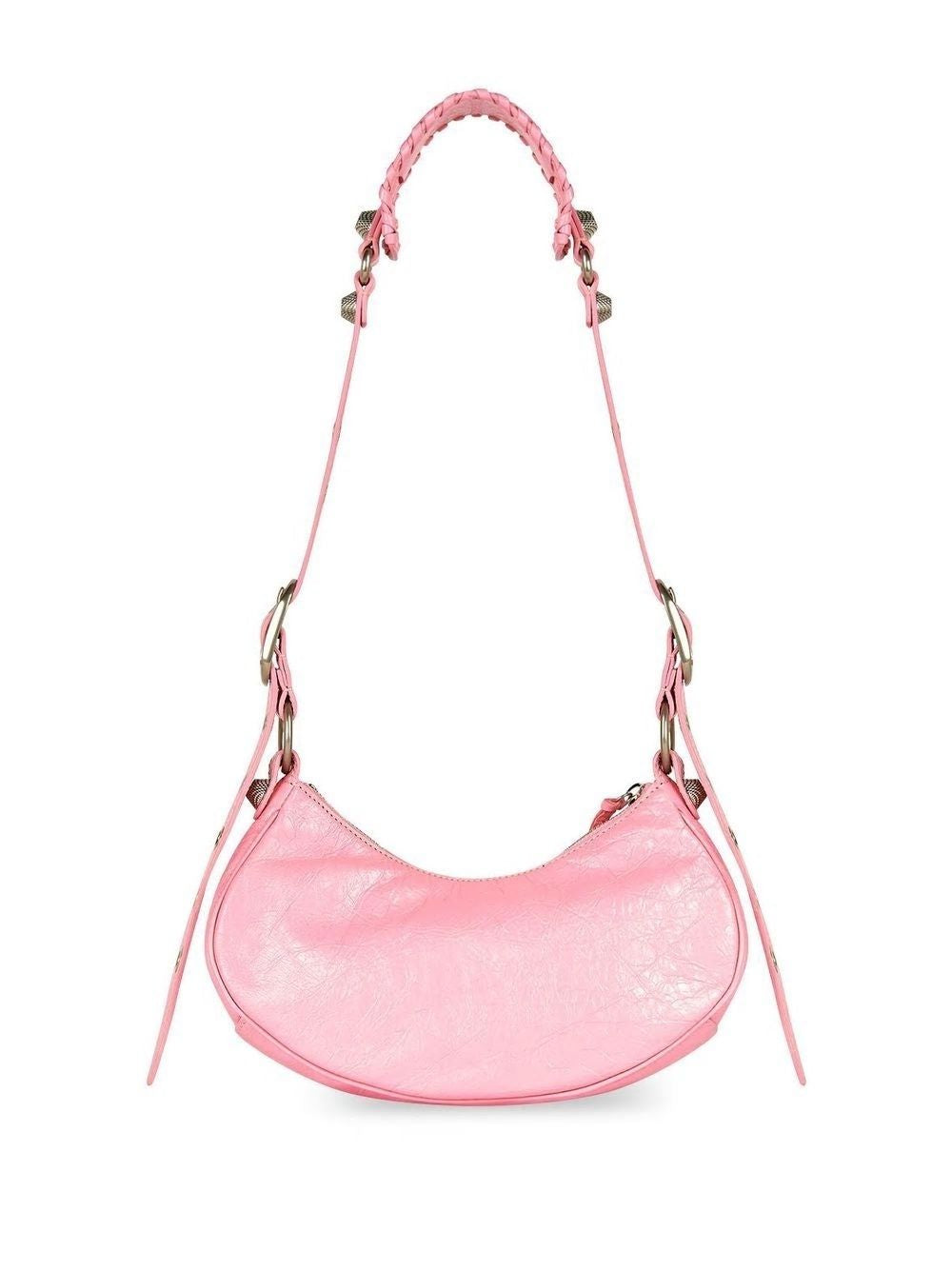 LE CAGOLE XS LEATHER CROSSBODY BAG