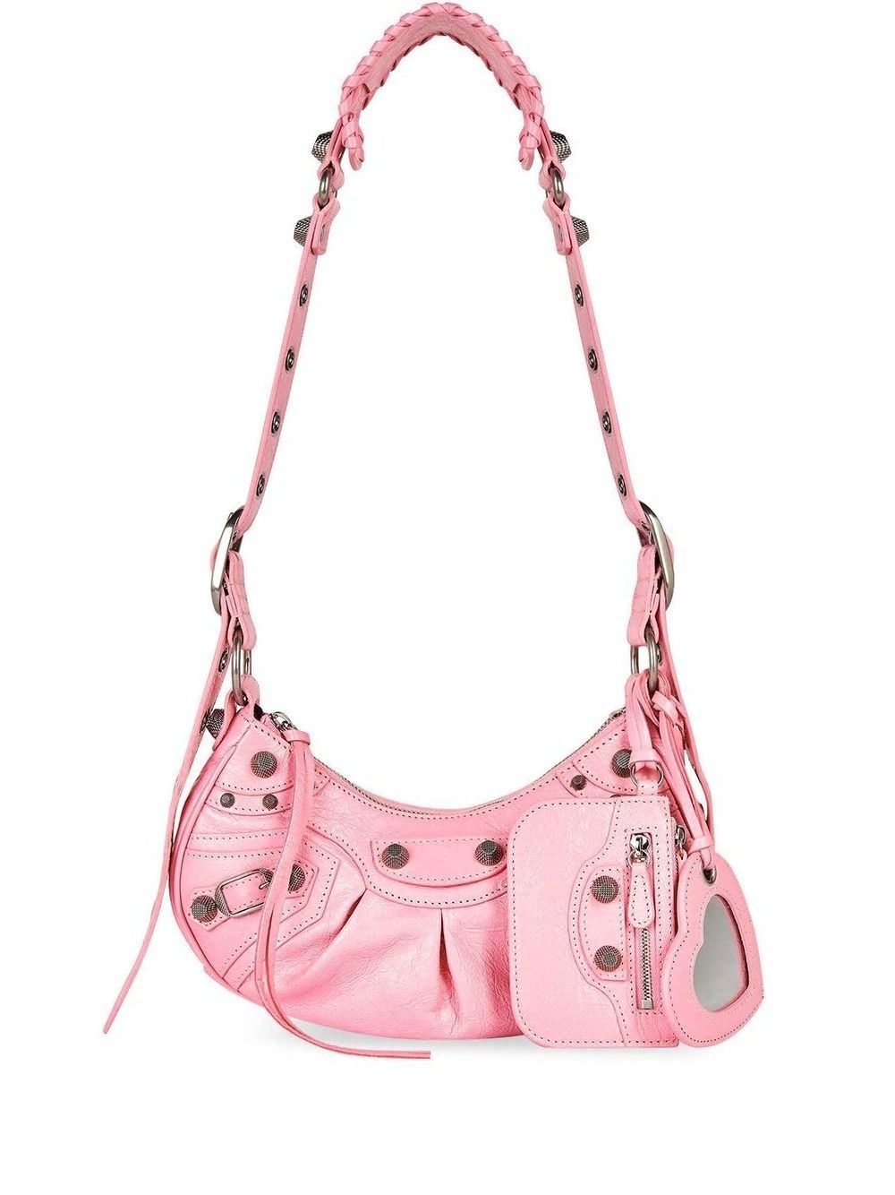 LE CAGOLE XS LEATHER CROSSBODY BAG