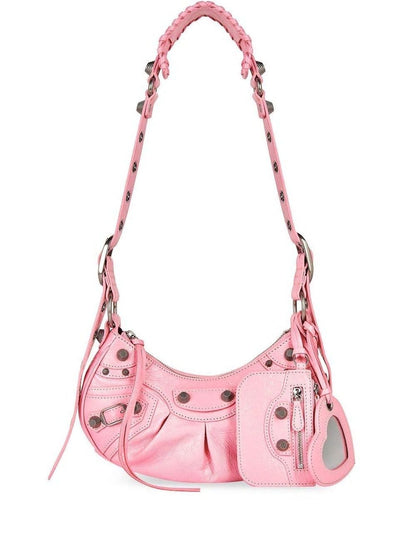 LE CAGOLE XS LEATHER CROSSBODY BAG