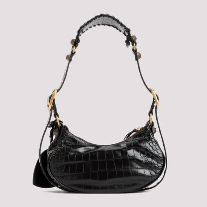 LE CAGOLE XS LEATHER CROSSBODY BAG