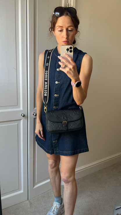 Louis Vuitton Diane Satchel Black Empreinte (RRP £2,120)