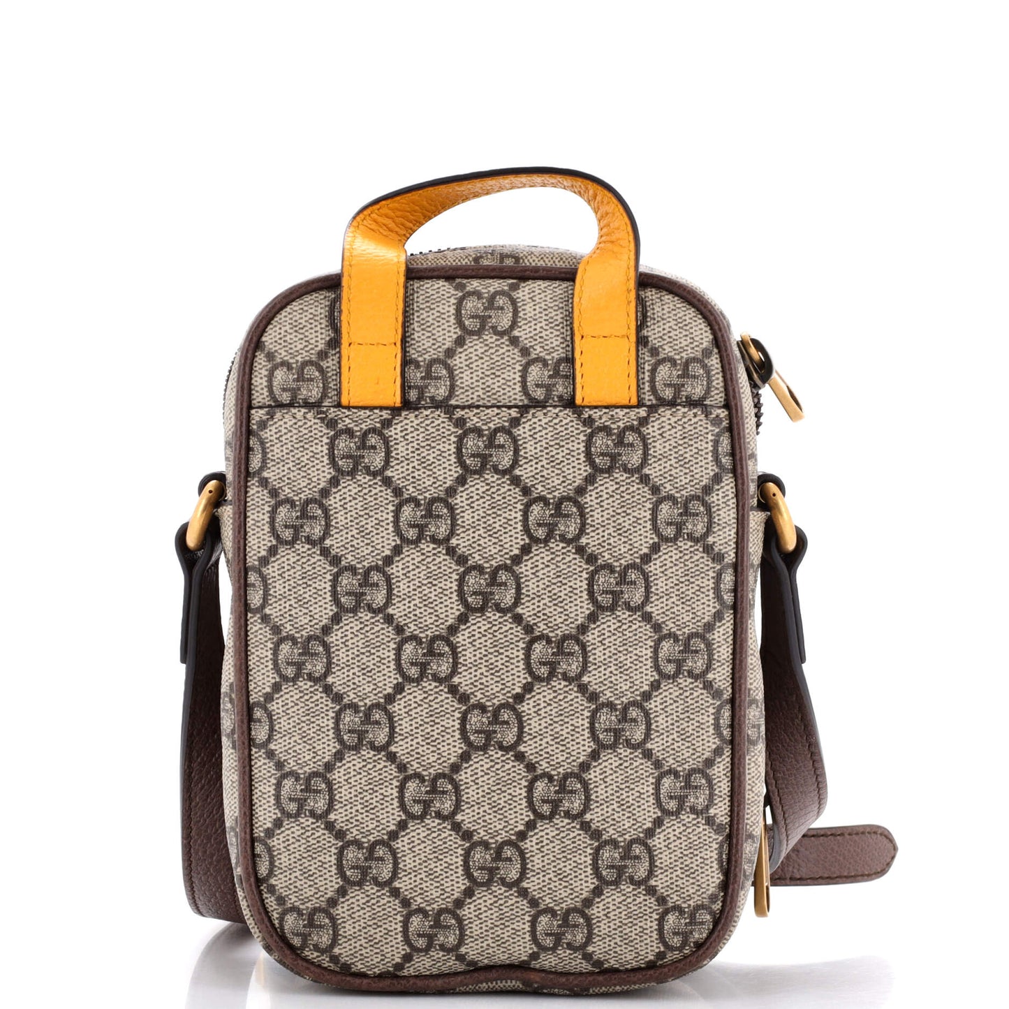 Neo Vintage Top Handle Crossbody Bag GG Coated Canvas Mini