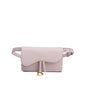 Christian Dior Pink Grained Calfskin Saddle Belt Bag