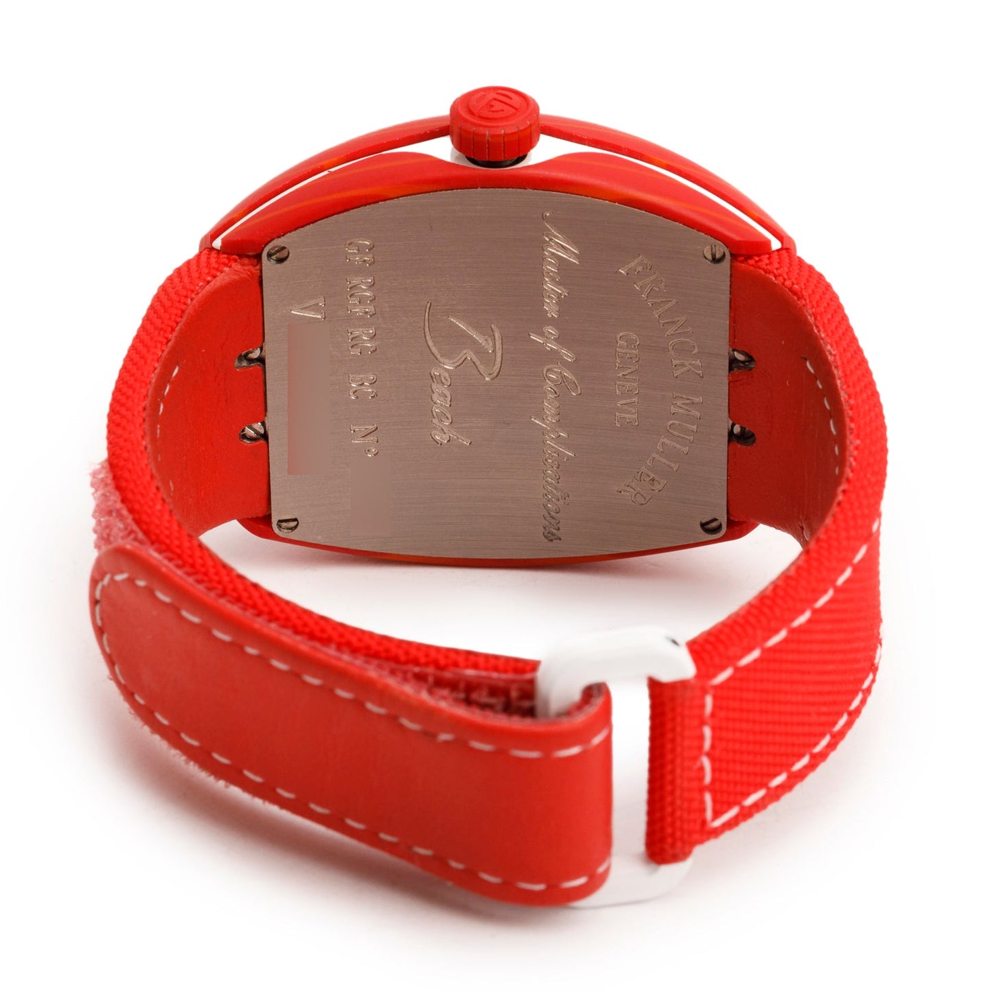 Franck Muller 2025 Red Composite Vanguard Beach 41 MM Automatic Watch w/ Box & Papers