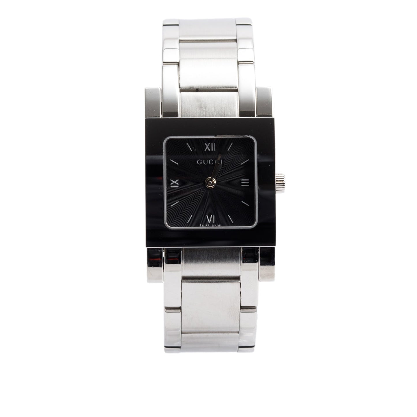 Gucci Stainless Steel 7900 Series Watch Black Dial