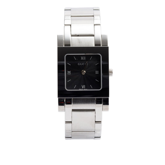 Gucci Stainless Steel 7900 Series Watch Black Dial