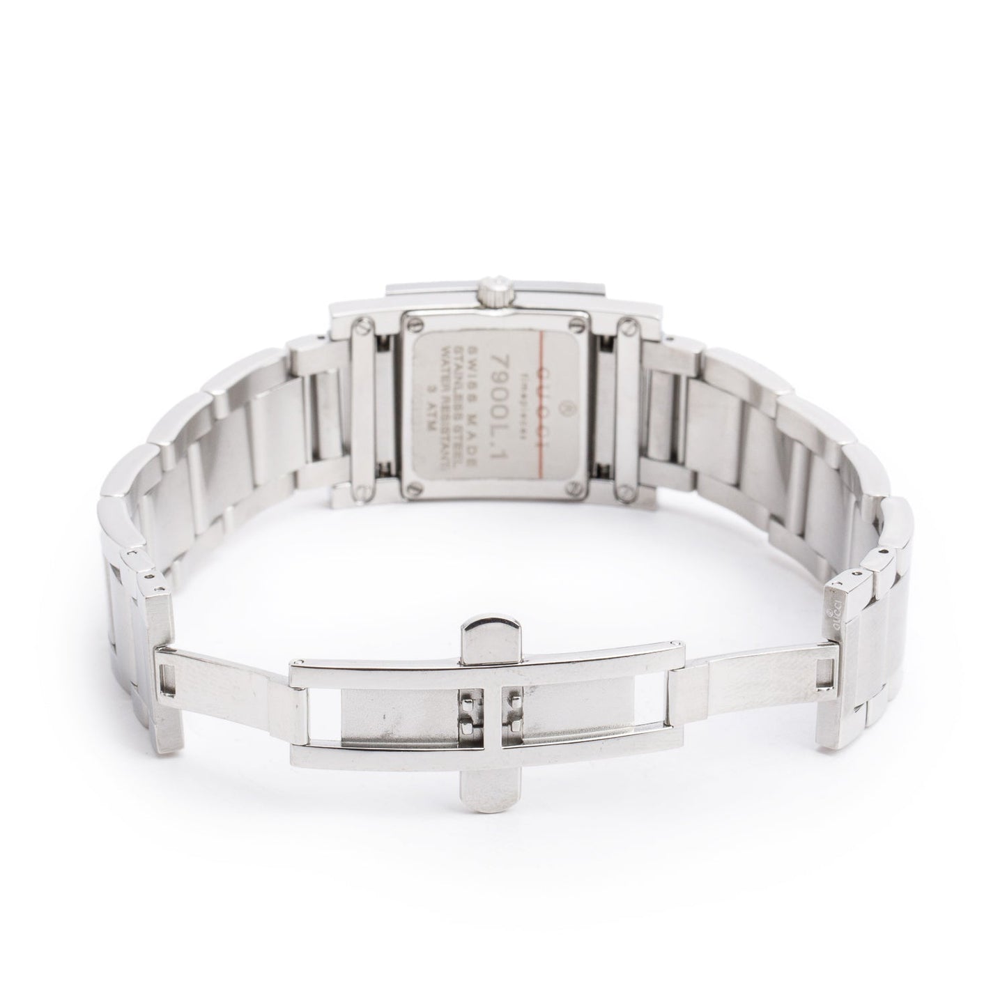 Gucci Stainless Steel 7900 Series Watch Black Dial