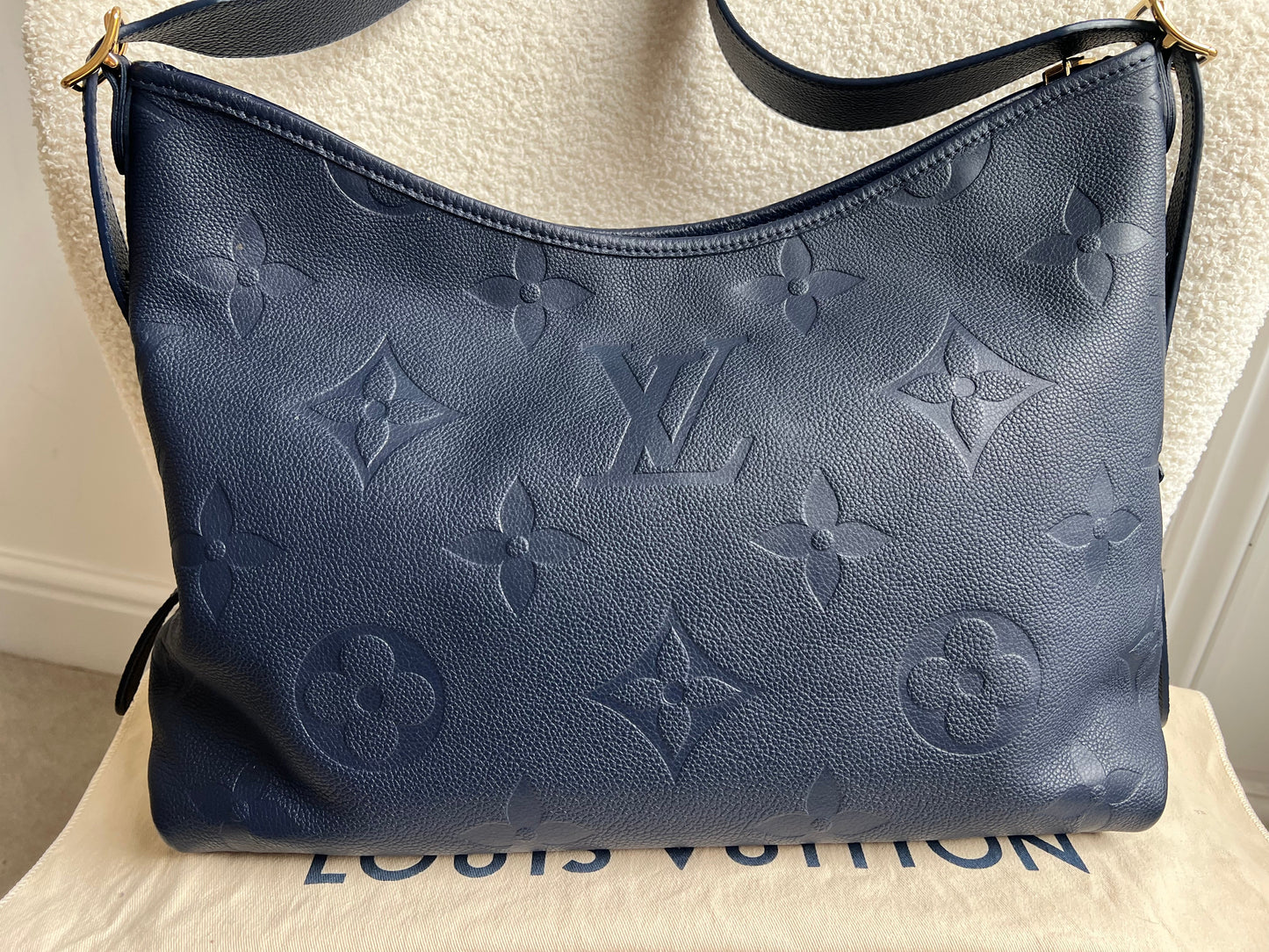 Louis Vuitton Carryall MM Navy Empreinte (RRP £2470)