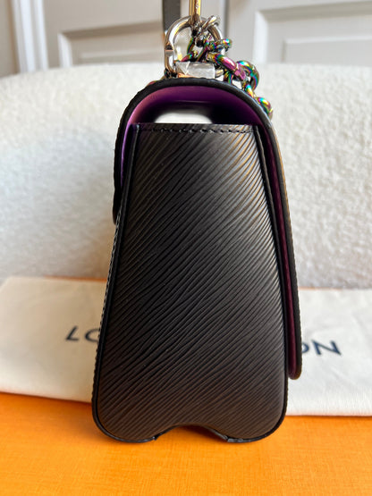 Louis Vuitton Black Triple Chain Twist MM Shoulder Bag (RRP £3550)