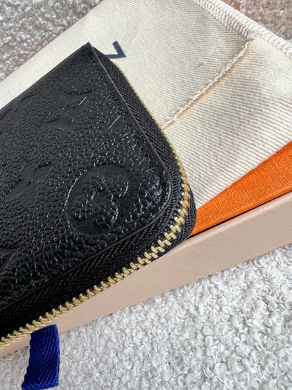 Louis Vuitton Clemence Wallet in Black Empreinte (RRP £545)