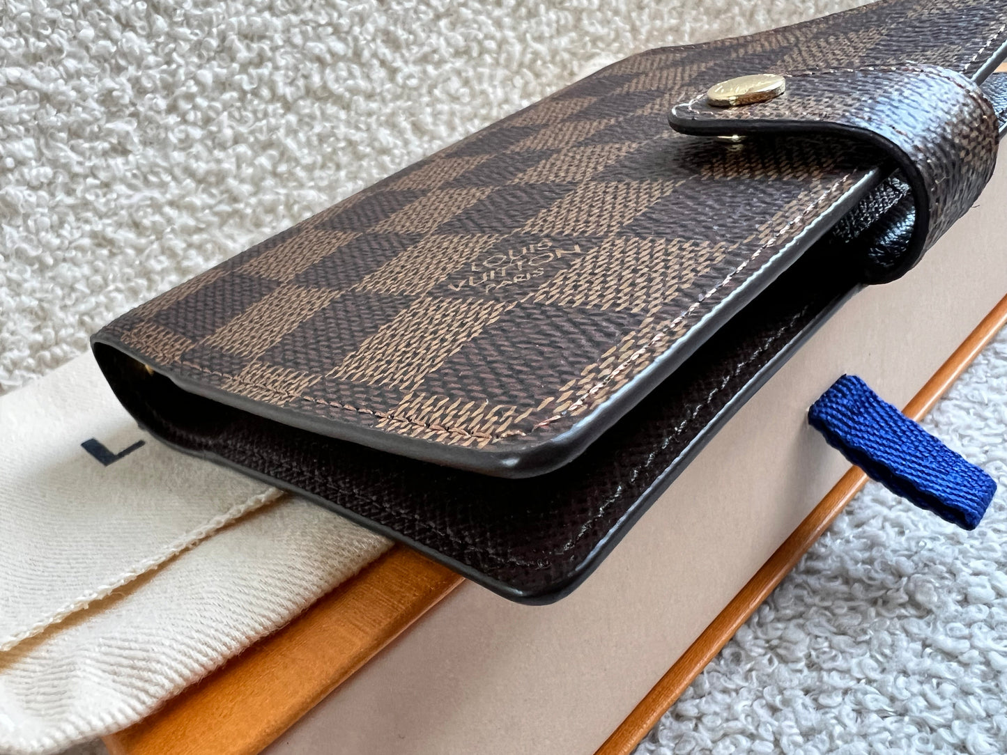 Louis Vuitton Damier Ebene Small Ring Agenda Cover (RRP £290)