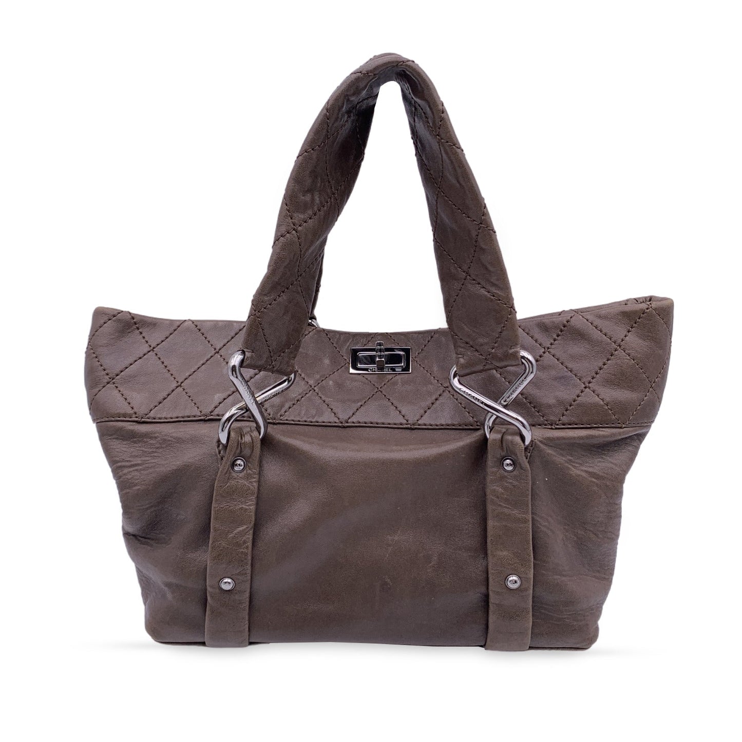 Chanel Leather Brown Luxury Tote