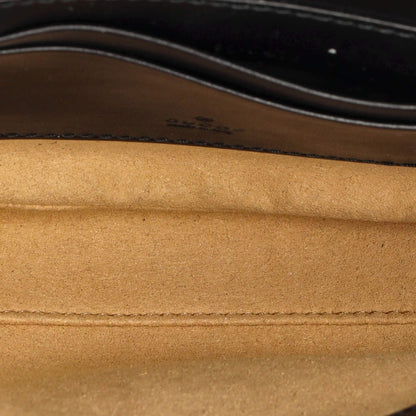 GG Marmont Half Moon Flap Crossbody Bag Matelasse Leather Mini